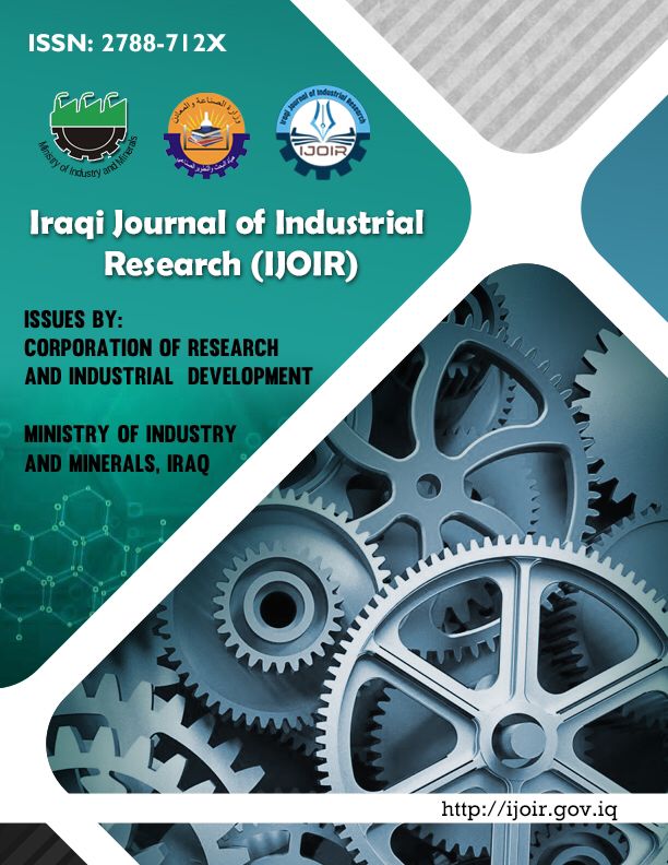 Iraqi Journal of Industrial Research